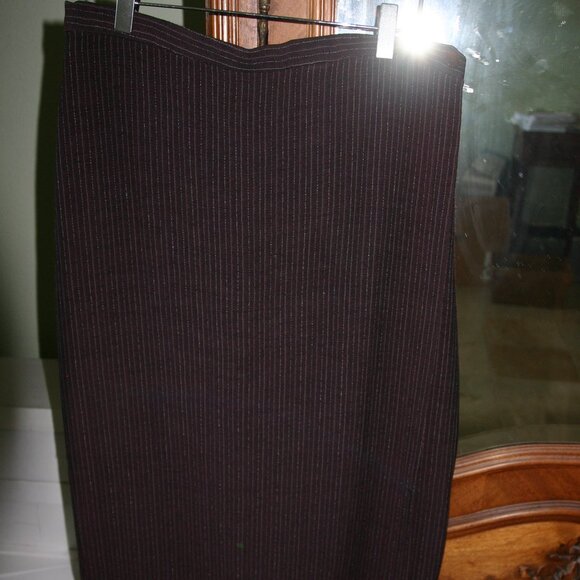 Eileen Fisher wool/rayon maxi pencil skirt, wraparound - Picture 1 of 7